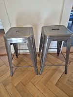 2x Barstuhl metall 60cm