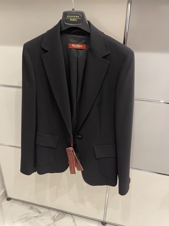 NEU! Max Mara Studio Blazer schwarz