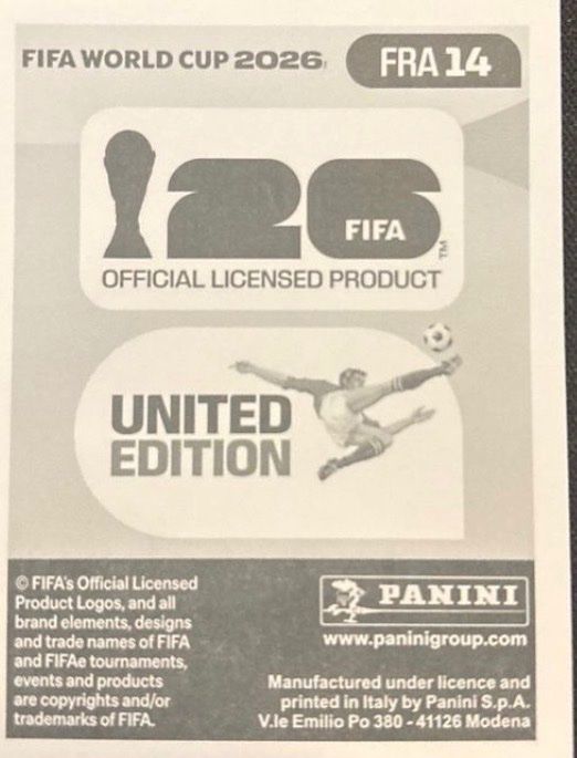 Panini Carte collezionabili: Carte Panini FRA 14 Michael Olise – Usato da Le Mouret venduto da eri_z9l6 1