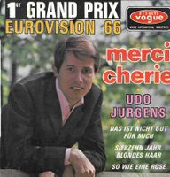 Udo Jürgens EP - Merci chérie Eurovision 1966