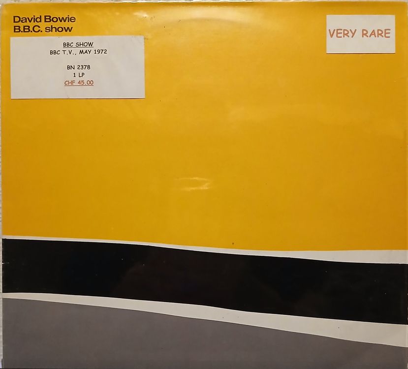 David Bowie - BBC Show 1972 - Vinyle Rare - Collector! (D'occasion) à ...