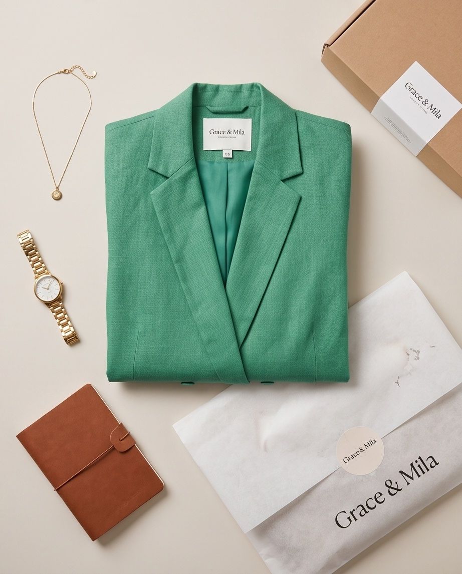 Grace Jacken: Blazer vert lin Grace & Mila - neuf -  taille S & XS – Neu und originalverpackt aus Vuisternens-Romont von gol_xp6p 2