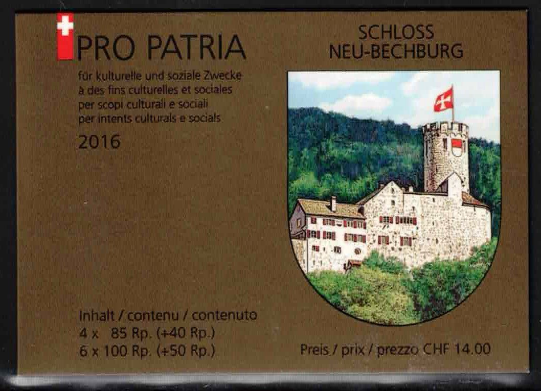 Tous les timbres: Pro Patria 2016 Markenheft ungestempelt ** – Neuf (Voir description) à Nuglar par Stamp88