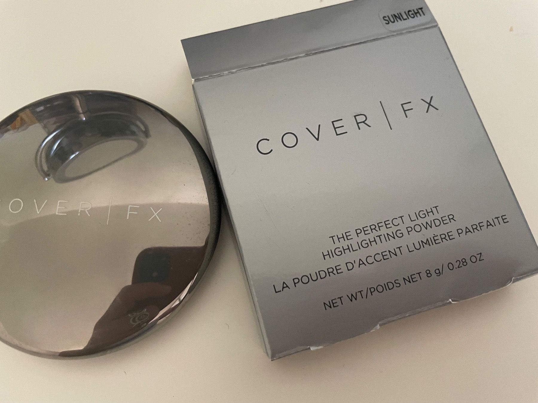 Make-up: COVER FX THE PERFECT LIGHT HIGHLIGHTING POWDER SUNLIGHT – Usato da Zürich venduto da deruja 3