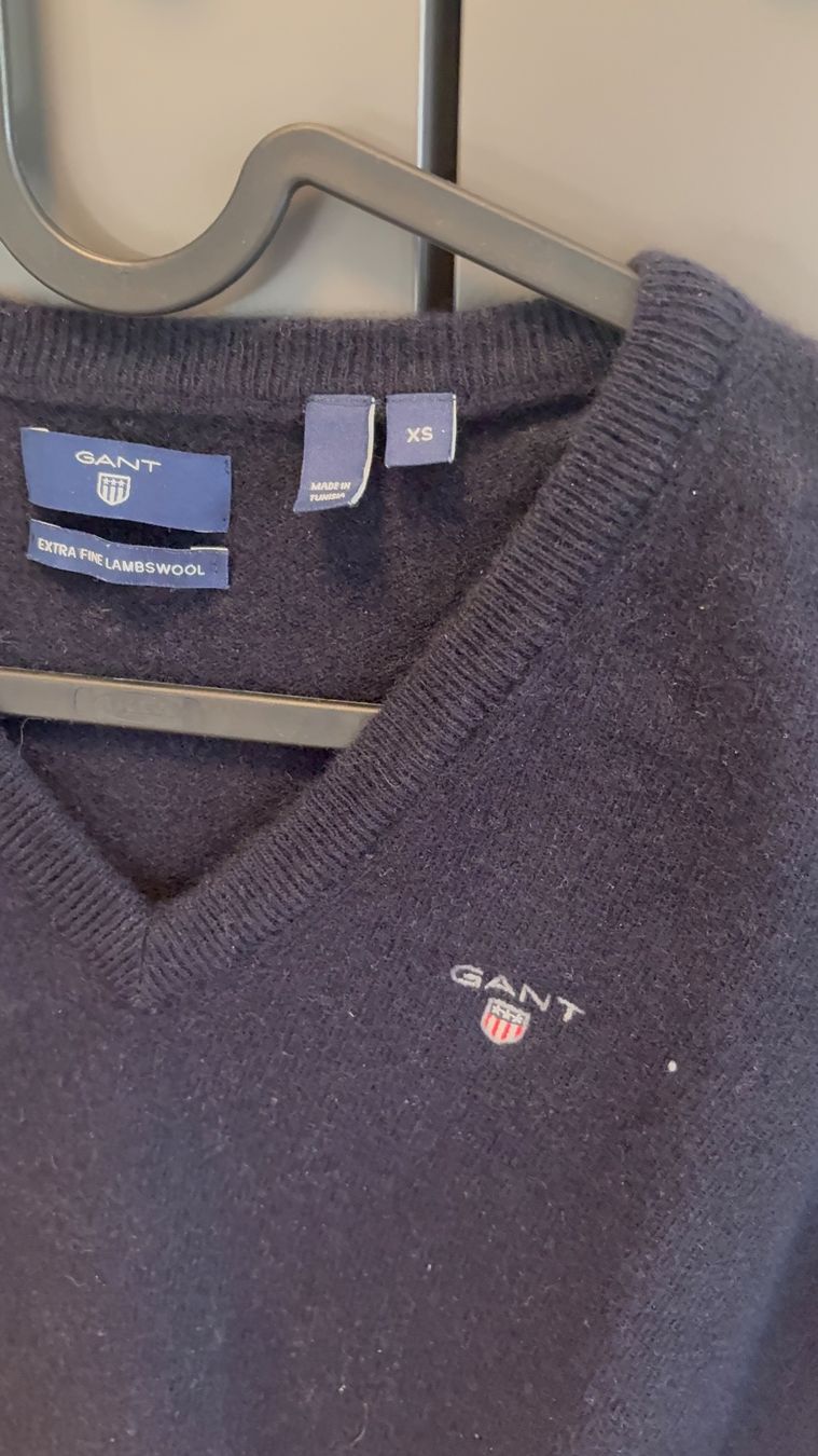 Gant Maglioni & Felpe: GANT Pullover XS, dunkelblau, extrafeine Lammswolle top! – Nuovo (secondo la descrizione) da Sempach venduto da hel_2rfz 1
