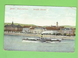 Basel Rheinschulhaus Dampfer Percival.