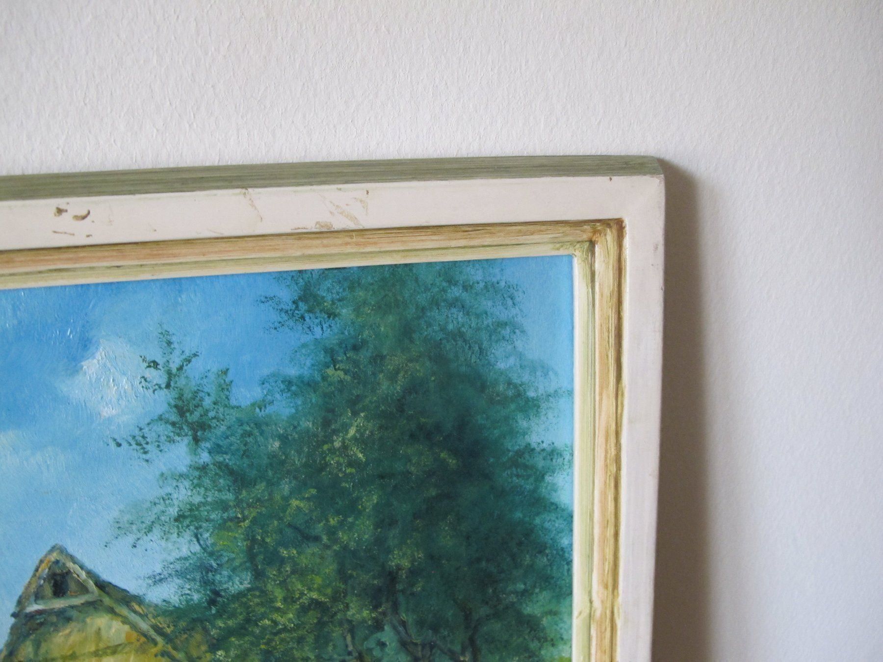 Dipinti: Bild Landschaft Mit Pferde Gemalt – Usato da Altnau venduto da LinaAuktion 7