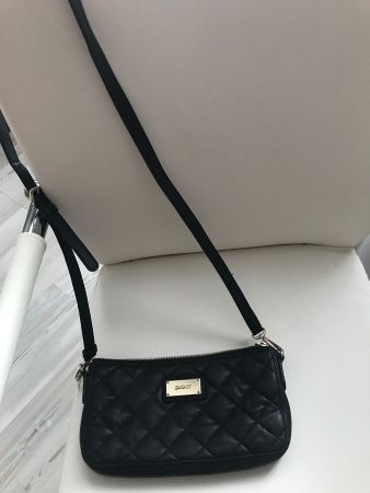 DKNY Crossbody , schwarz, gesteppt -