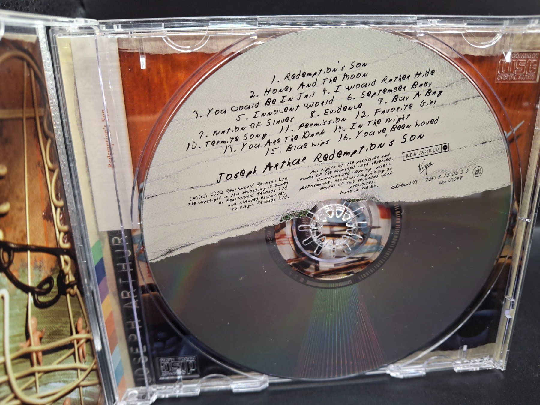 CD: Joseph Arthur – Redemption's Son – Usato da St.Gallen venduto da jalamusic 2
