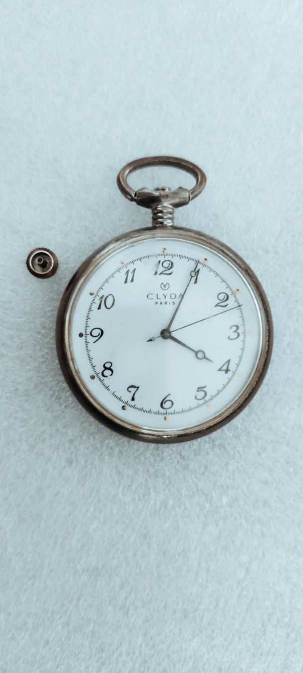 Montres: CLYDA Paris Taschenuhr – Défectueux à Zürich par sendbad