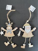 Weihnachts-Aufhänger-Set Elch&Santa