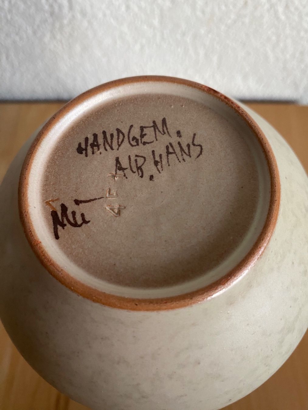 Vasen & Gefässe: Keramik Vase Albert Hans handbemalt – Gebraucht aus Schwarzenburg von Michellu 3
