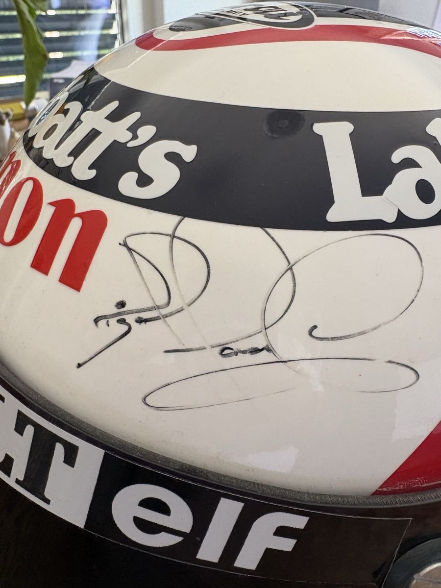 Arai Sonstiges zum Sammeln & Seltenes: Signed Autographed Nigel Mansell 1992 Full Size Helmet – Gebraucht aus Allaman von Bertie555 3