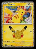 Pikachu 031/128 Pokemon 30th Celebration DE