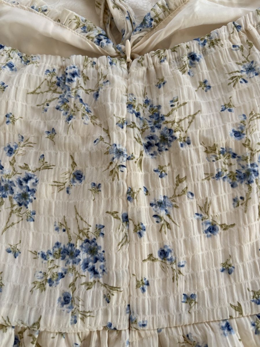 Vestiti: Sommerliches Blumenkleid, Mini Kleid mit Blumenmuster – Nuovo (secondo la descrizione) da Langenthal venduto da hih_sfd7 3