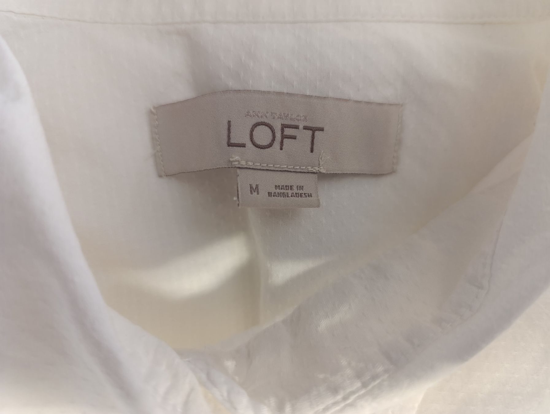 Camicette: LOFT Chemise à boutons blanche taille M – Usato da Thielle venduto da Plusvalue_Neuchatel 2