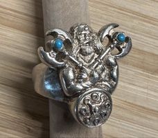 Ring 925 mit Keltischem Gott