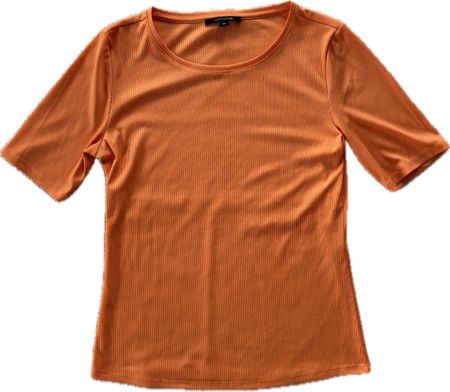 Comma T-Shirt, Grösse 34, Orange - wie neu!