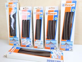 ROCO Line 72 x Gerade & Kurven H0 Neuwertig 42424/42425...