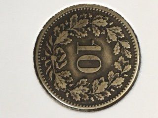 Tutti le monete: 10 Rappen 1873 – Usato da untervaz venduto da Wingert 1