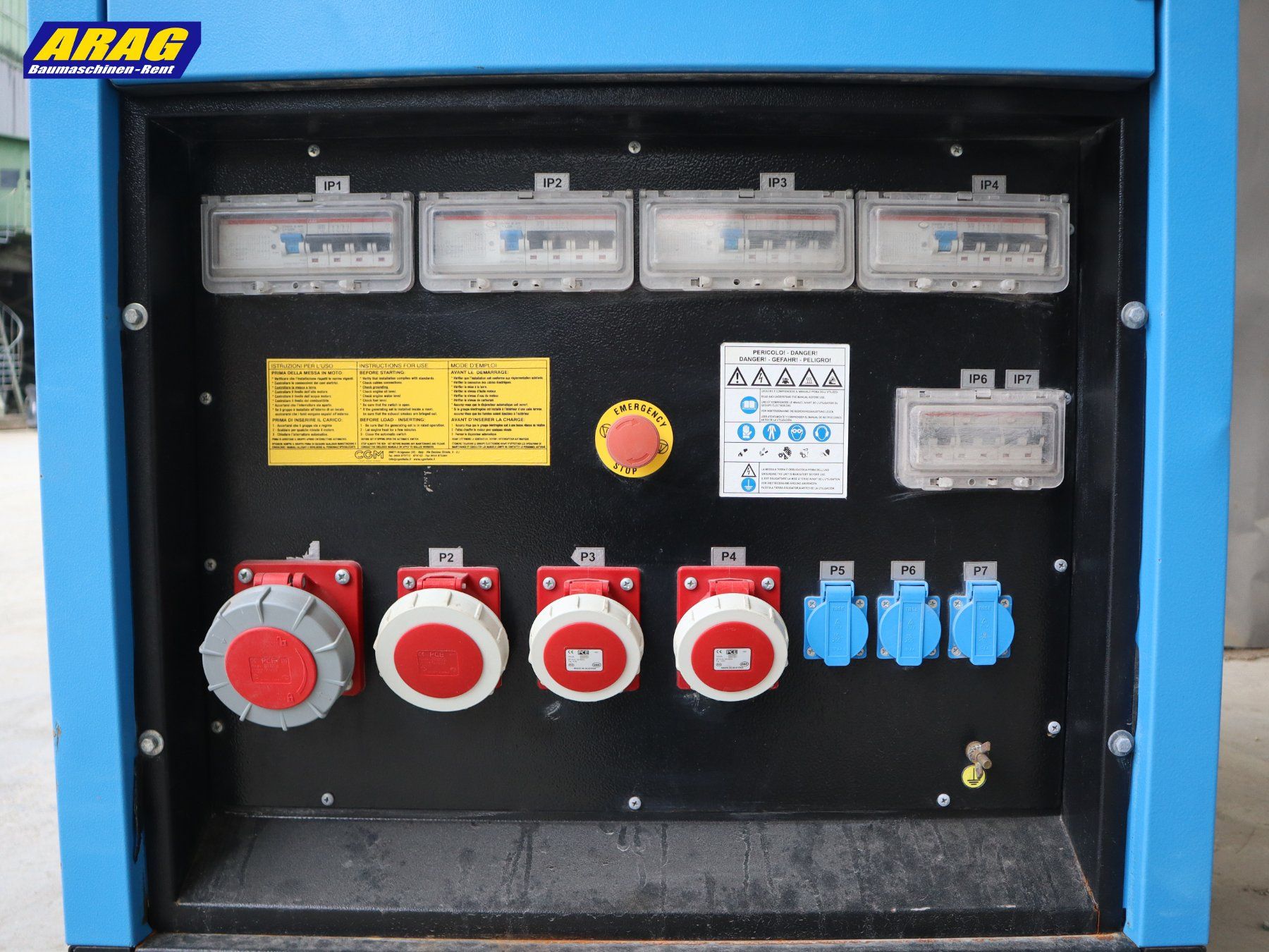Generatori di corrente: CGM V35Y Notstromaggregat – Usato da Hasle LU venduto da Arag08 6