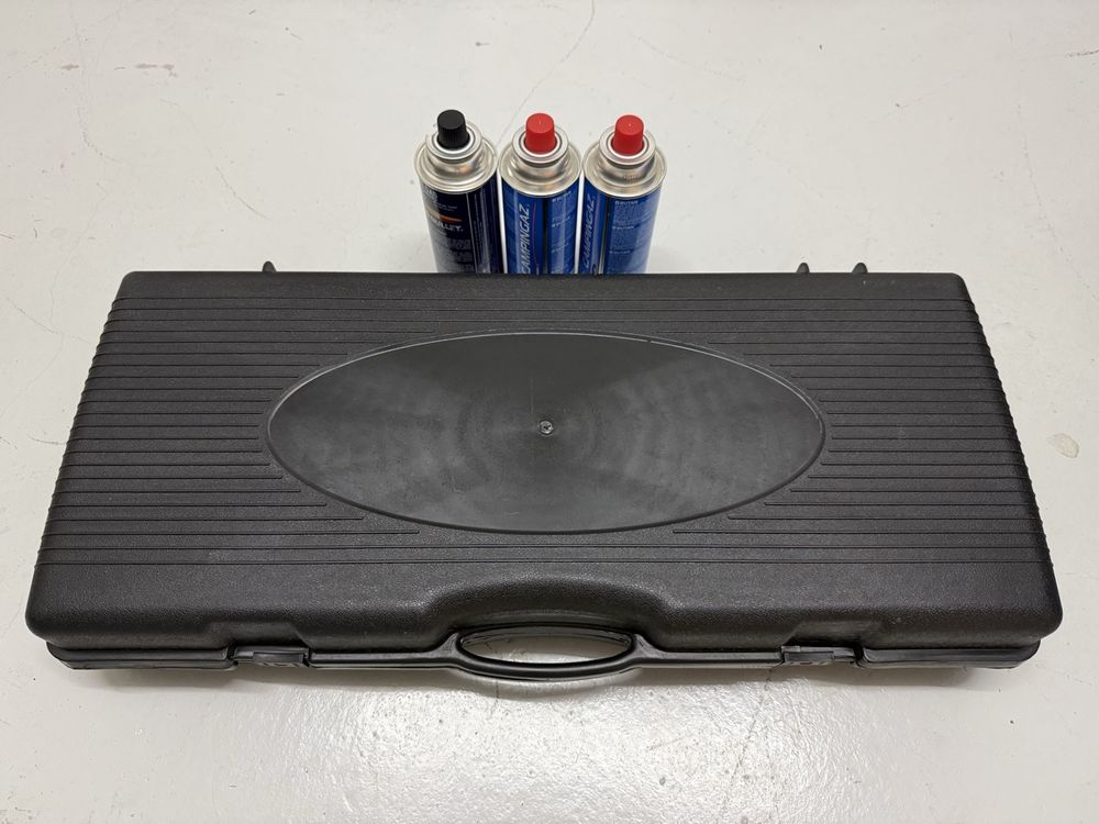 Komplettküchen: Neuwertiger Camping-Gaskocher "Gas Bullet" mit 3 Kartschen – Neu (gemäss Beschreibung) aus Mollis von 666Nighthawk666 4