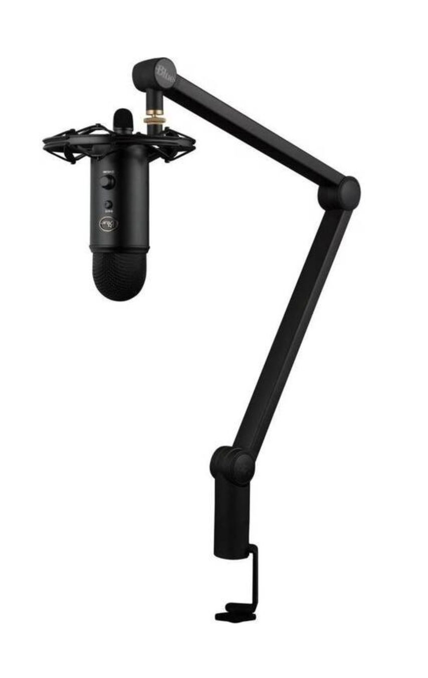 Logitech Microfoni: Blue Yeti Blackout Mic + Radius III & Compass Arm! – Nuovo (secondo la descrizione) da Genève venduto da nno_2jzn