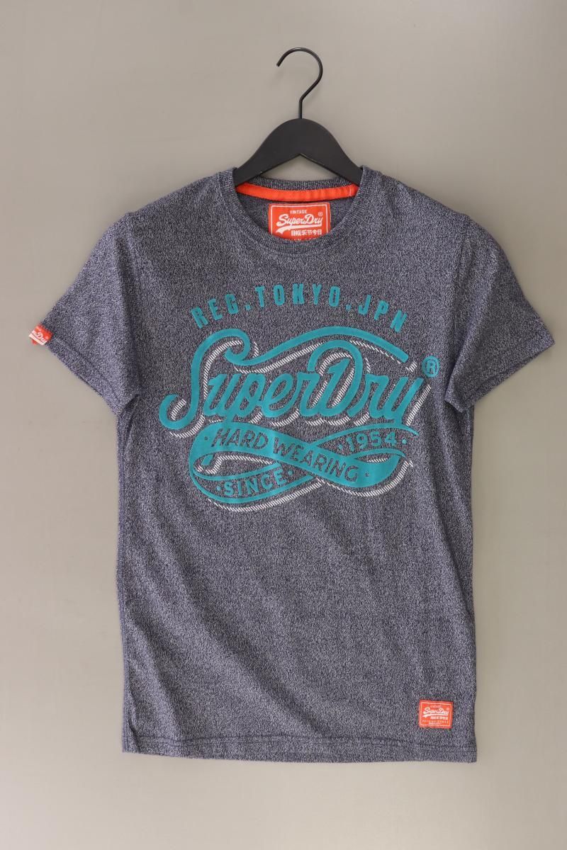 T-shirt: Superdry Printshirt Gr. S Kurzarm blau – Usato da Neustadt an der Waldnaab venduto da SecondLifeFashion