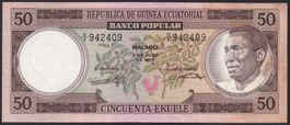 Äquatorial Guinea 50 Ekuele 1975