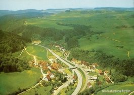 Grenzübergang BARGEN SH Flugaufnahme