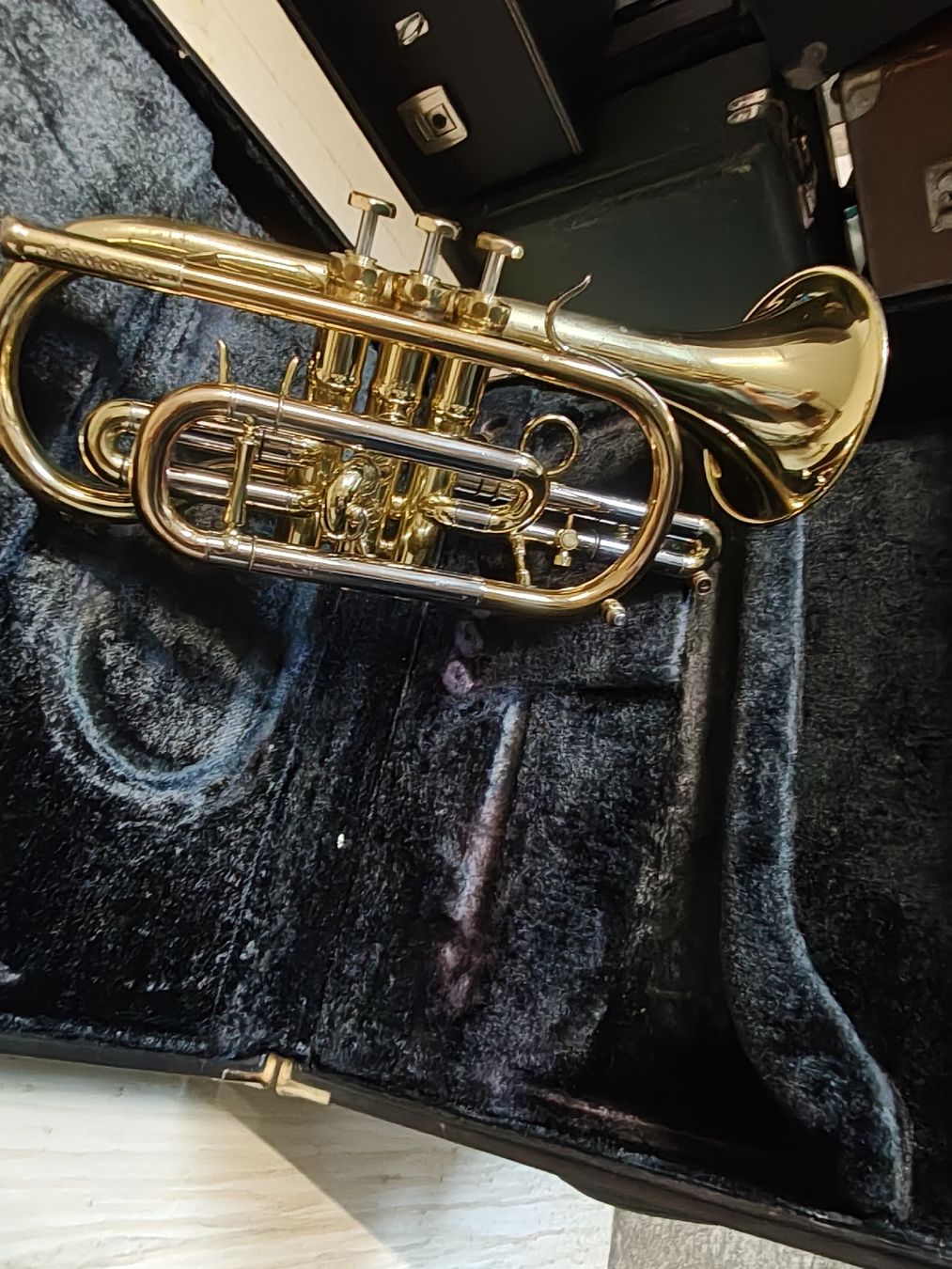 Strumenti musicali: B.Cornet Schagerl  – Usato da Langenthal venduto da Saxophone23 1