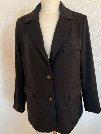 MUSY MUSE Blazer, 42% Wolle, in Gr. L, Schwarz, NEU
