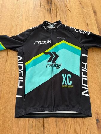 Langarm Fullzip Velotrikot Grösse M / longsleeve Shirt