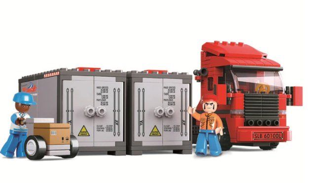 Baukästen: Transporter Lastwagen Bausteinset mit Minifiguren – Neu und originalverpackt aus Oensingen von CSCollectors 1