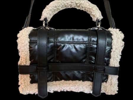 ZARA Crossbody Tasche mit Kunstfell - NEUWERTIG