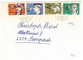 2 FDC Wabern 1977 ab 1.--