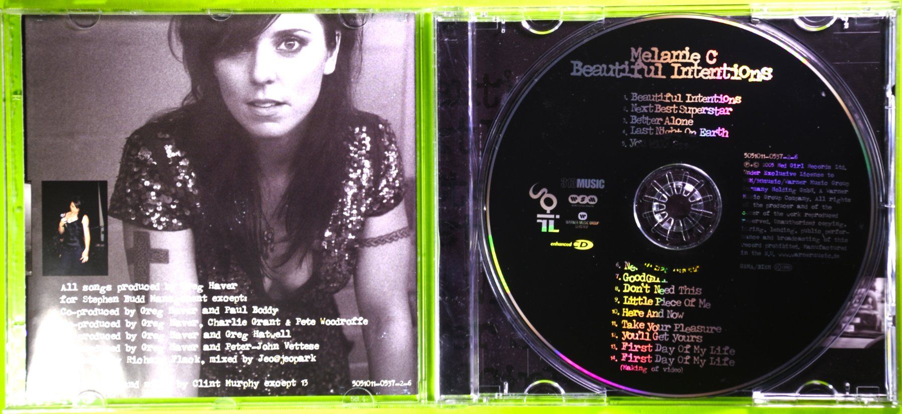 CD: MELANIE C  /  BEAUTIFUL INTENTIONS – Nuovo (secondo la descrizione) da Luzern venduto da piro12 2