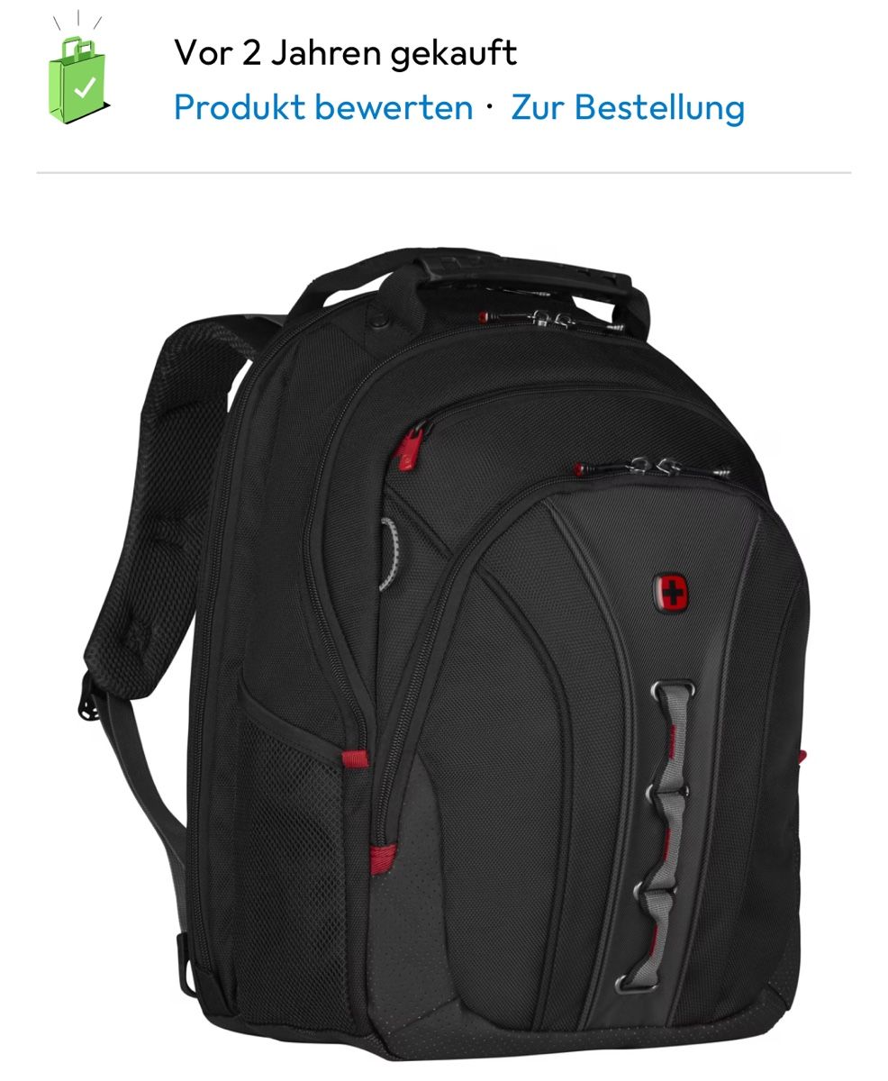 Wenger Zaini: Wenger Legacy Rucksack  – Nuovo (secondo la descrizione) da Zürich venduto da ElsterAuge7 1