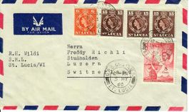 Brief aus St.Lucia
