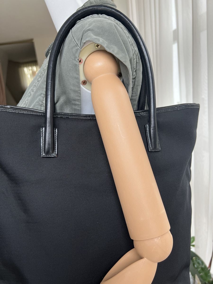 Gucci Taschen: Gucci Shopper Tasche Nylon schwarz Lederelemente – Gebraucht aus Zürich von ClosetKTT 6