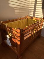 DADA Kinderbett Holz und Rattan, OHNE Matratze