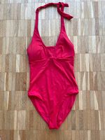Roter Neckholder-Badeanzug von Palmers, Gr 36-38