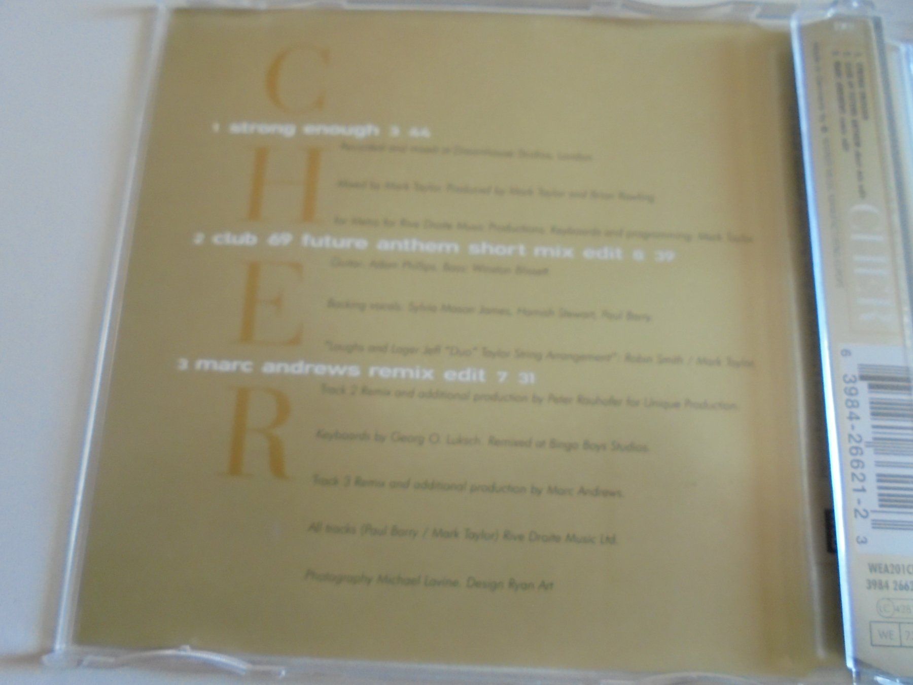 CDs: CHER " Strong enough " CD maxi single – Gebraucht aus Eclépens von Consuelo 1