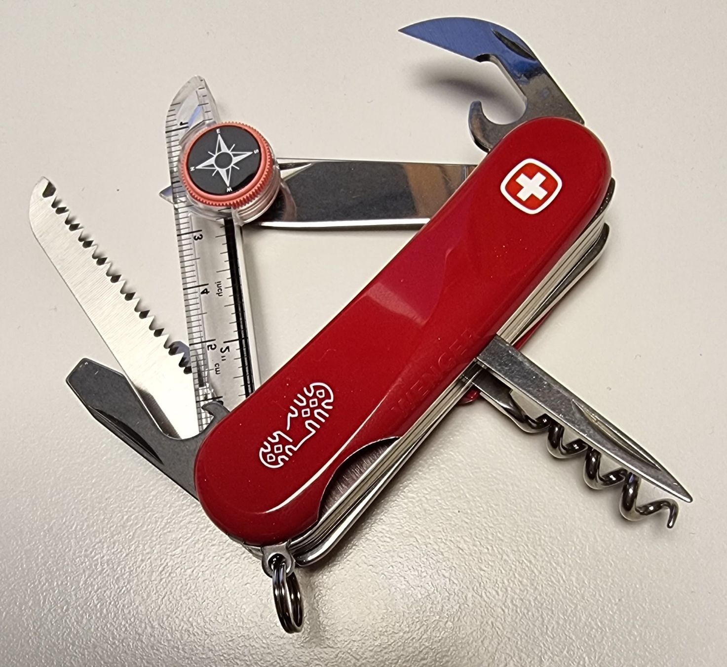 Victorinox Coltelli tascabile: Wenger Victorinox Backpacker 12 – Nuovo e nell'imballaggio originale da Spiez venduto da Ilger0