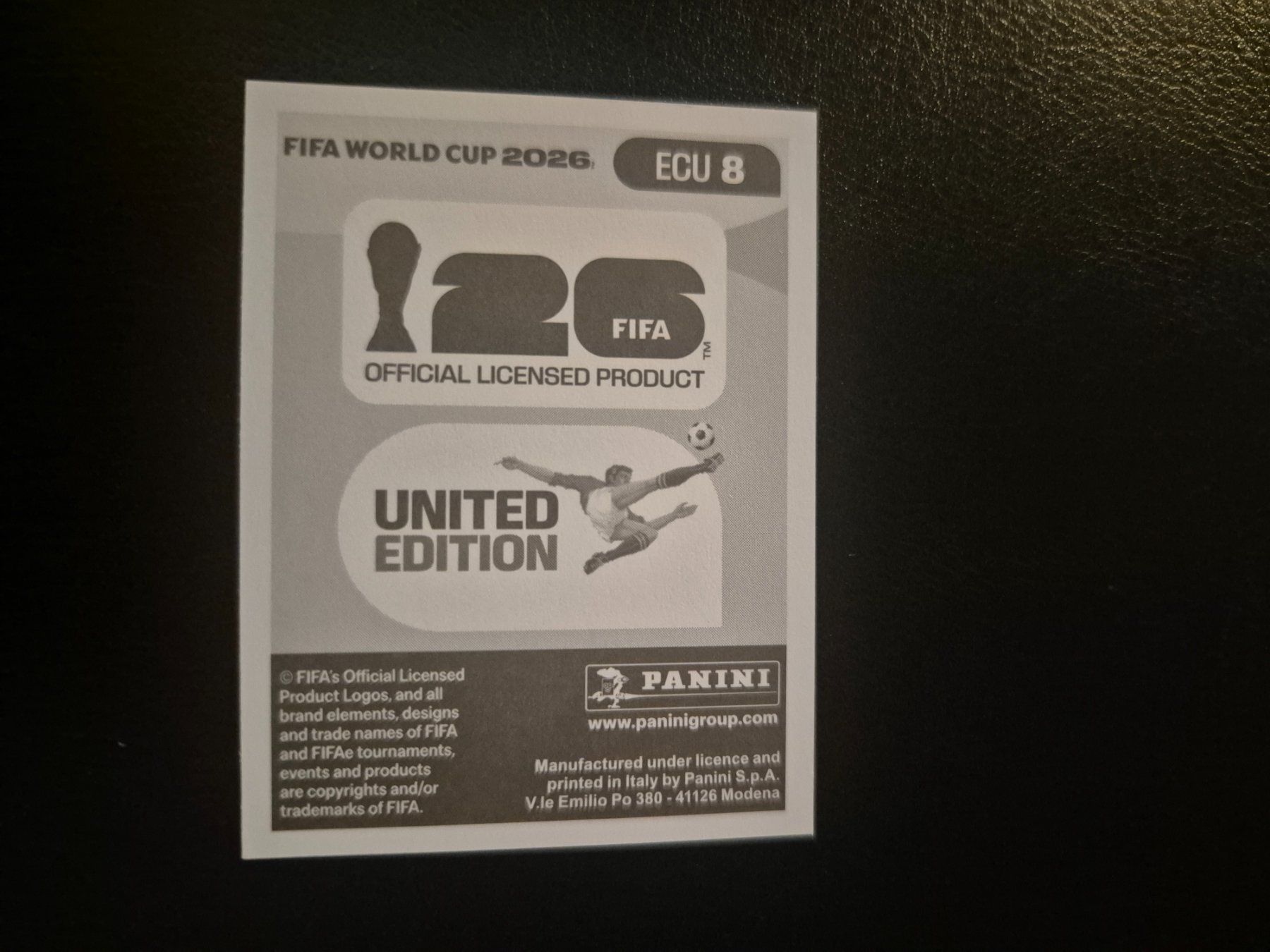 Panini Carte collezionabili: Panini WM 26 ECU 8 – Nuovo (secondo la descrizione) da Rorschacherberg venduto da AJ3108 1