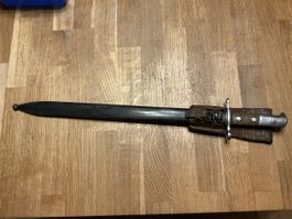 Bajonett mit Scheide Faschinenmesser Militärmesser