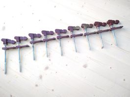 Fensterladenhalter, Rückhalter, Jalousienhalter / 9Stk.-Set