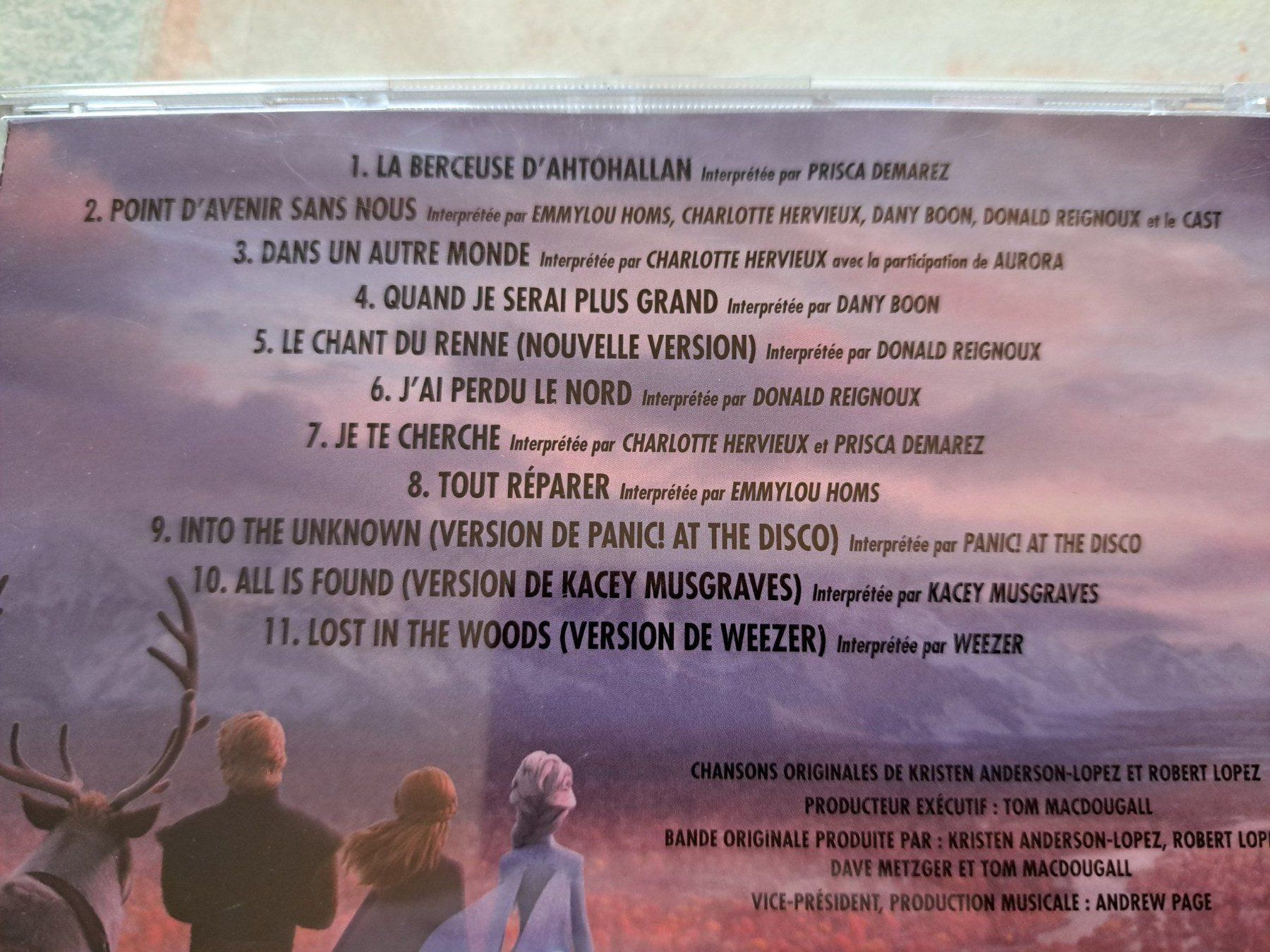 CD: Cd La reine des neiges 2  – Usato da Pully venduto da bro_n52j 2