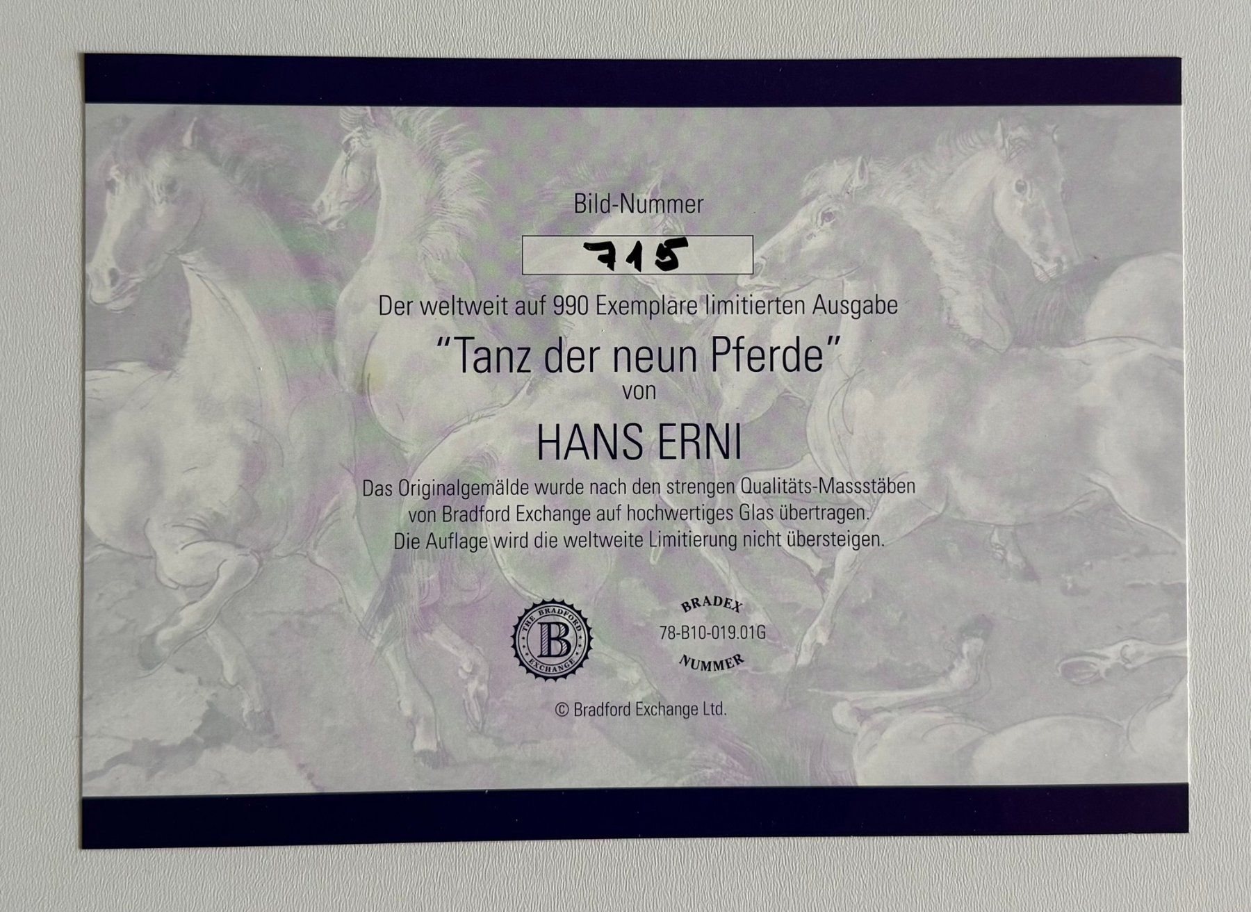 Foto & Immagini: Tanz der neuen Pferde / Hans Erni – Nuovo (secondo la descrizione) da Meikirch venduto da meineangebote 3
