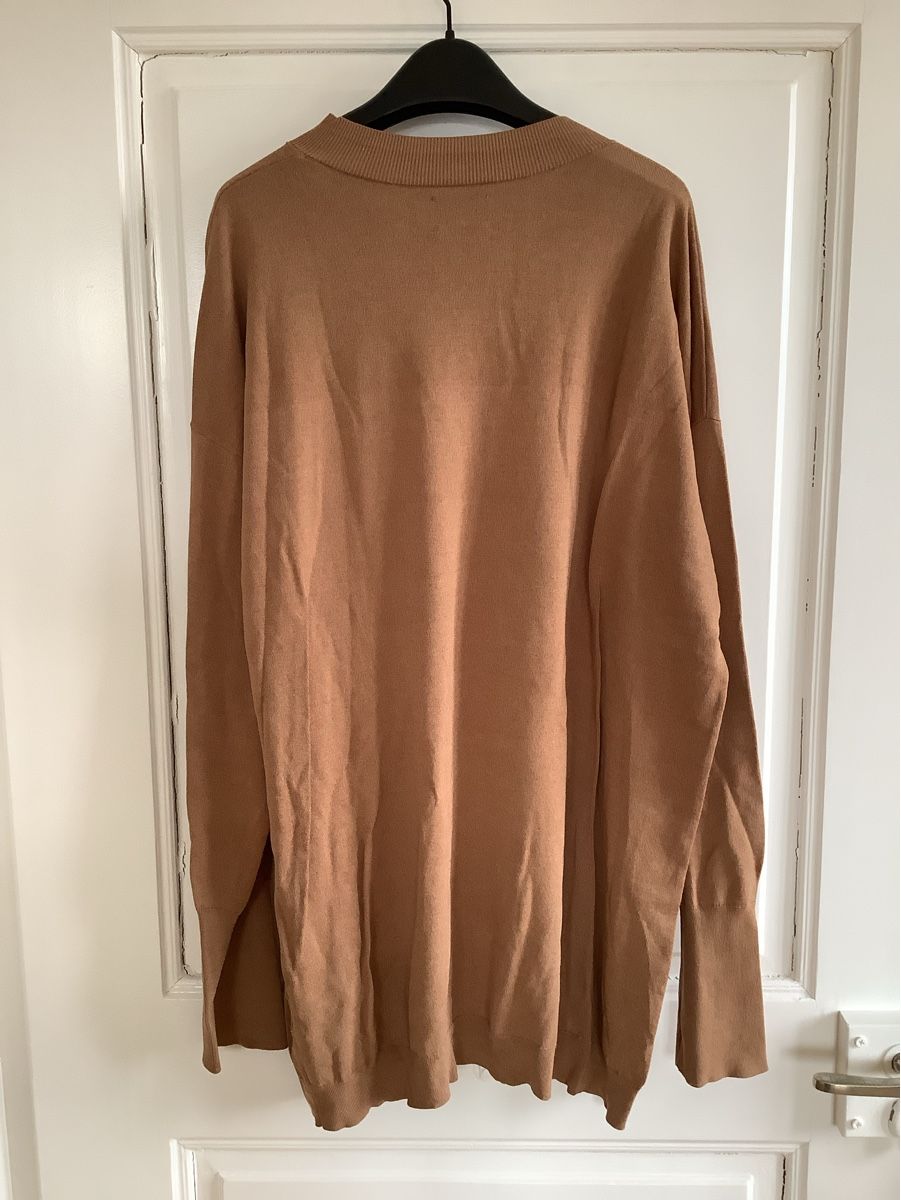 Globus Maglioni & Felpe: Globus Studio Long Pullover Kleid, Cognac, L/XL – Usato da Stäfa venduto da loveforeverlove 3